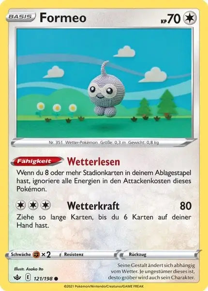 formeo 121/198 – Pokémon Schaurige Herrschaft Karte