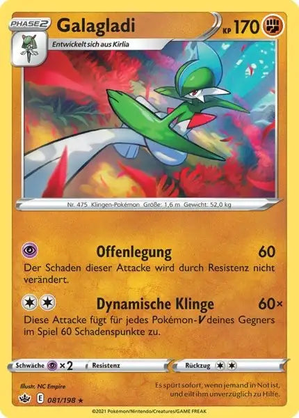 galagladi 081/198 – Pokémon Schaurige Herrschaft Karte
