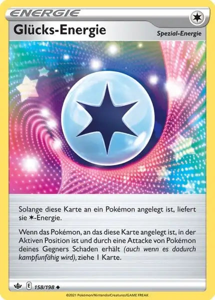 gluecks energie 158/198 – Pokémon Schaurige Herrschaft Karte