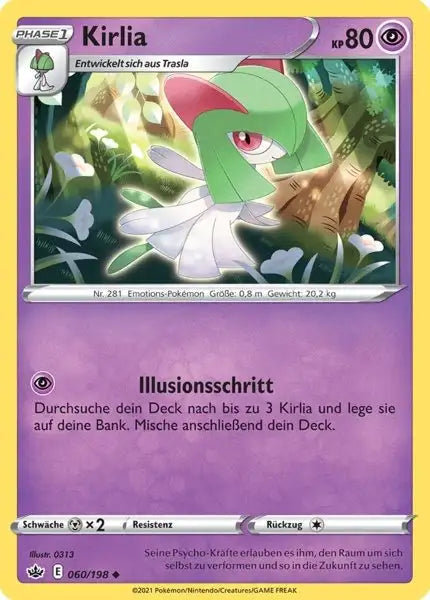 kirlia 060/198 – Pokémon Schaurige Herrschaft Karte
