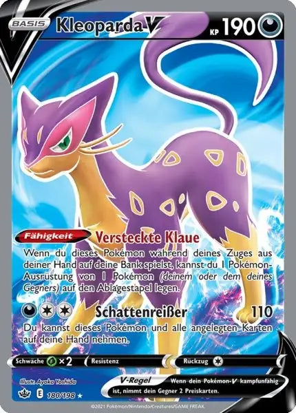 kleoparda v 180/198 – Pokémon Schaurige Herrschaft Karte