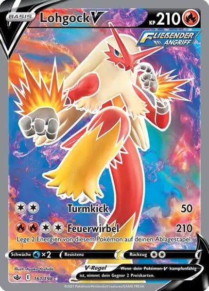 lohgock v 161/198 – Pokémon Schaurige Herrschaft Karte