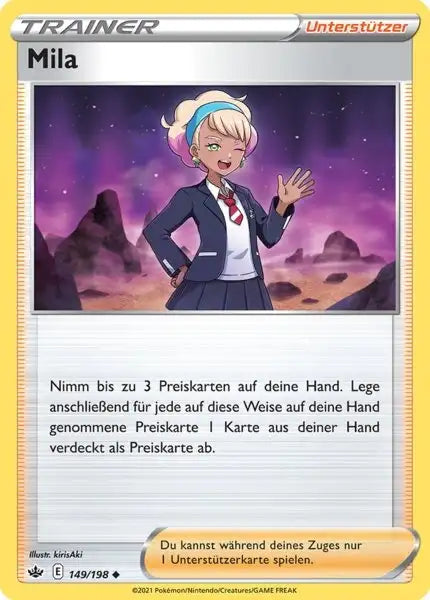 mila 149/198 – Pokémon Schaurige Herrschaft Karte