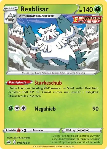rexblisar 010/198 – Pokémon Schaurige Herrschaft Karte