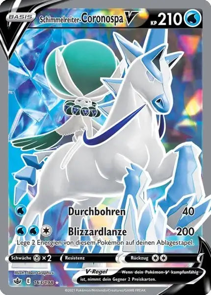 schimmelreiter coronospa v 163/198 – Pokémon Schaurige Herrschaft Karte