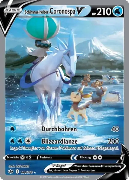 schimmelreiter coronospa v 164/198 – Pokémon Schaurige Herrschaft Karte