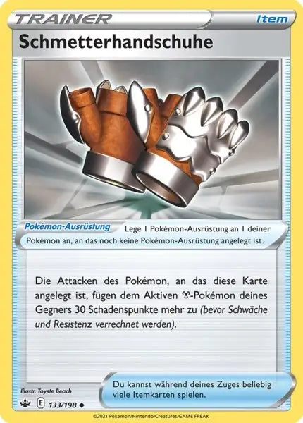 schmetterhandschuhe 133/198 – Pokémon Schaurige Herrschaft Karte