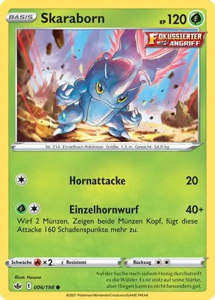 skaraborn 006/198 – Pokémon Schaurige Herrschaft Karte