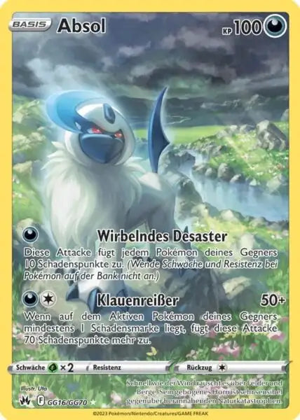 Absol GG16/GG70 – Pokémon Zenit der Könige Karte