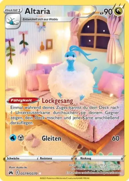 Altaria GG19/GG70 – Pokémon Zenit der Könige Karte
