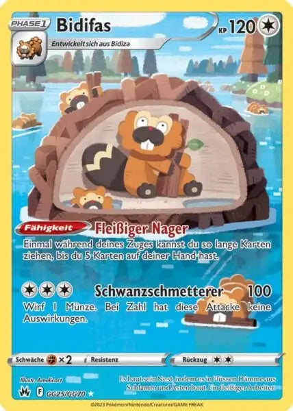 Bidifas GG25/GG70 – Pokémon Zenit der Könige Karte