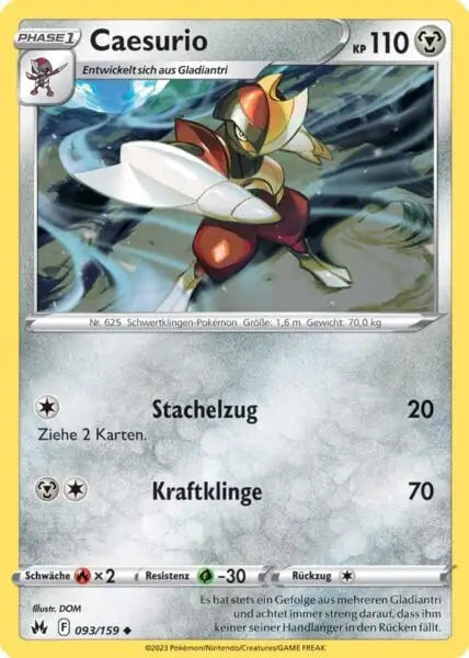 Caesurio 093/159 – Pokémon Zenit der Könige Karte