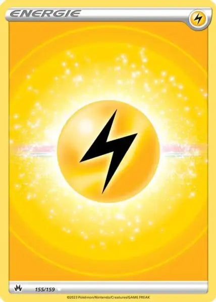elektro Energie 155/159 – Pokémon Zenit der Könige Karte