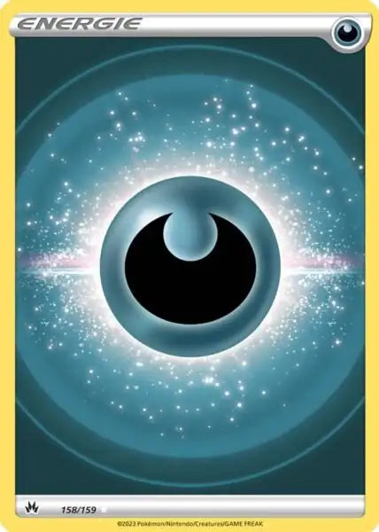 finsternis Energie 158/159 – Pokémon Zenit der Könige Karte