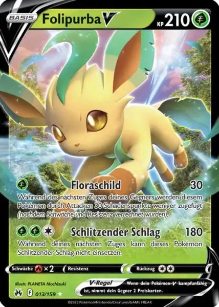 Folipurba V 012/159 – Pokémon Zenit der Könige Karte