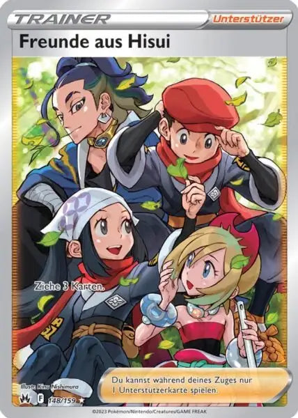 Freunde aus Hisui 148/159 – Pokémon Zenit der Könige Karte