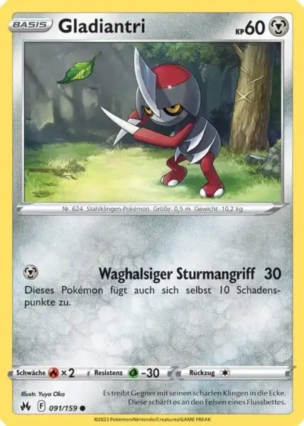 Gladiantri 091/159 – Pokémon Zenit der Könige Karte
