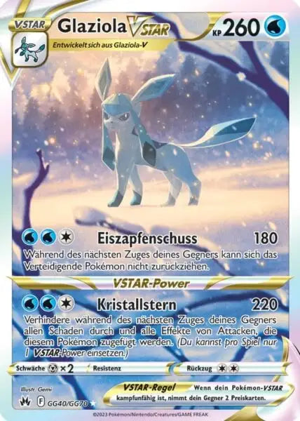 Glaziola VSTAR GG40/GG70 – Pokémon Zenit der Könige Karte