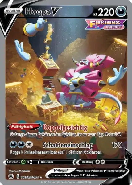 Hoopa V GG53/GG70 – Pokémon Zenit der Könige Karte