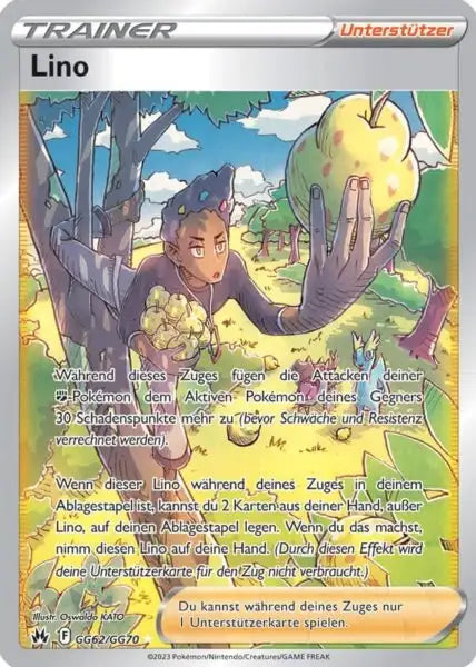 Lino GG62/GG70 – Pokémon Zenit der Könige Karte