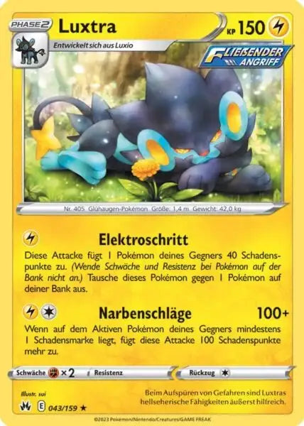 Luxtra 043/159 – Pokémon Zenit der Könige Karte