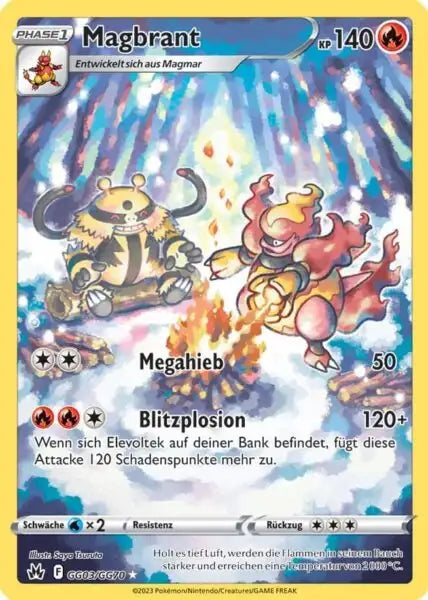 Magbrant GG03/GG70 – Pokémon Zenit der Könige Karte