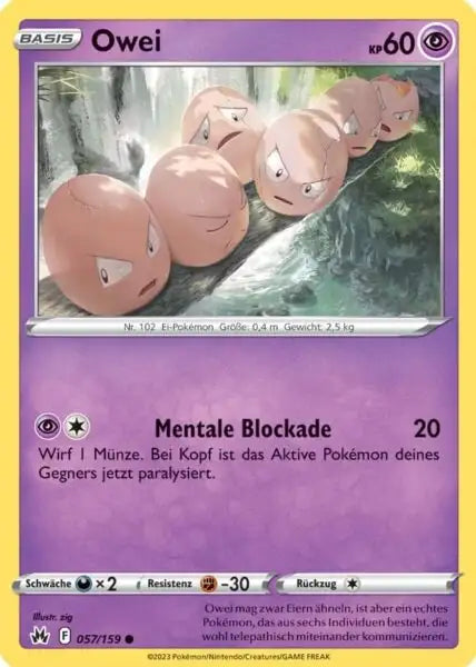 Owei 057/159 – Pokémon Zenit der Könige Karte