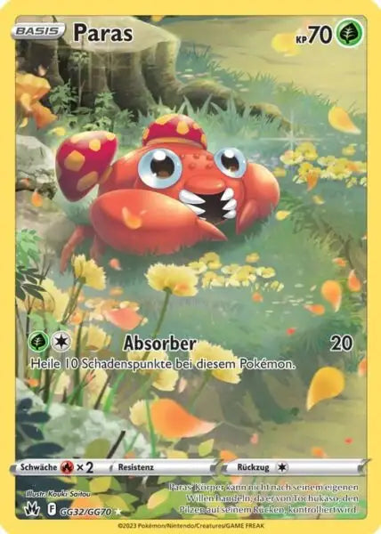 Paras GG32/GG70 – Pokémon Zenit der Könige Karte