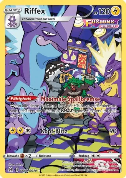 riffex GG09/GG70 – Pokémon Zenit der Könige Karte