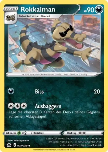Rokkaiman 079/159 – Pokémon Zenit der Könige Karte