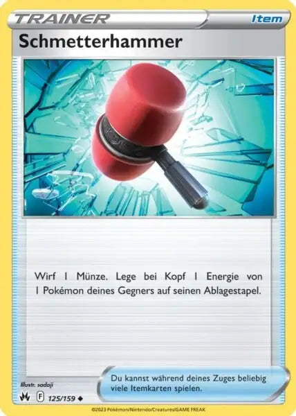 Schmetterhammer 125/159 – Pokémon Zenit der Könige Karte