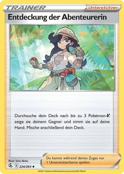 entdeckung 224/264 – Pokémon Fusionsangriff Karte