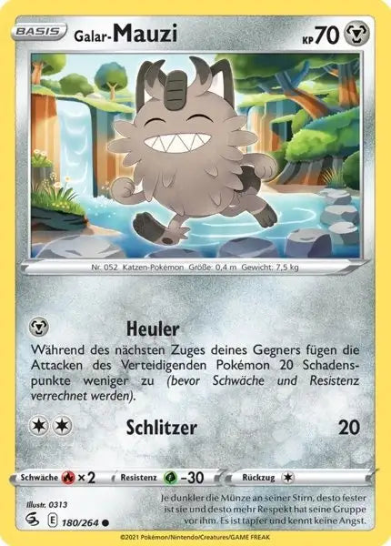 galar mauzi 180/264 – Pokémon Fusionsangriff Karte