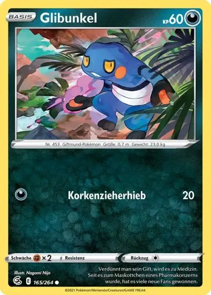 glibunkel 165/264 – Pokémon Fusionsangriff Karte