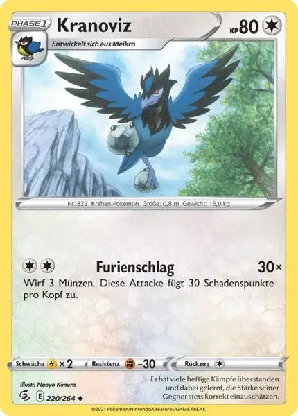 kranoviz 220/264 – Pokémon Fusionsangriff Karte