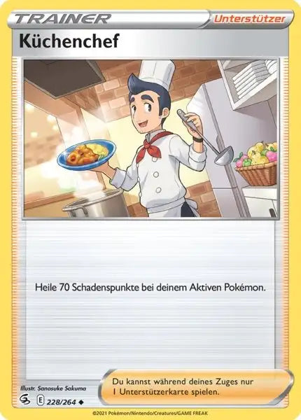 kuechenchef 228/264 – Pokémon Fusionsangriff Karte