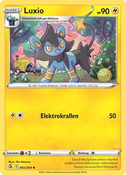 luxio 092/264 – Pokémon Fusionsangriff Karte
