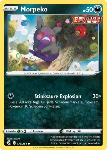 morpeko 179/264 – Pokémon Fusionsangriff Karte