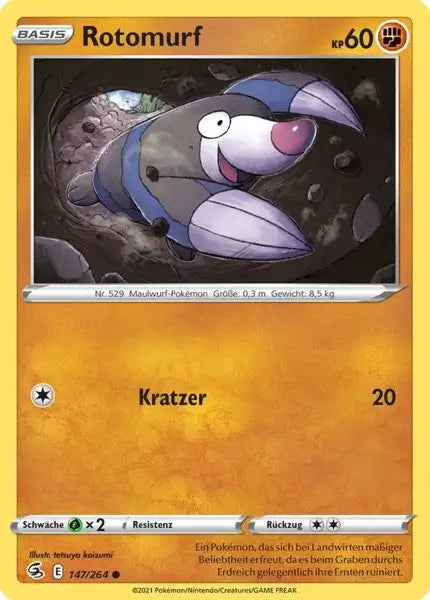 rotomurf 147/264 – Pokémon Fusionsangriff Karte