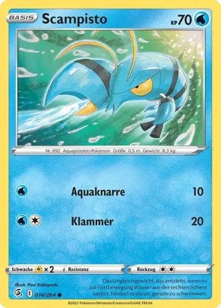 scampisto 074/264 – Pokémon Fusionsangriff Karte
