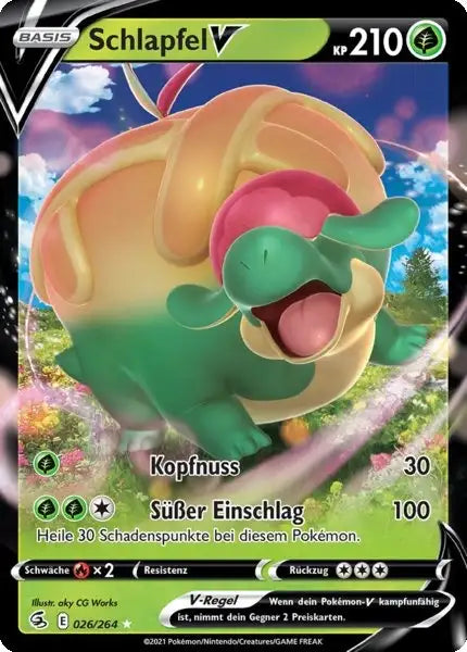 schlapfel v 026/264 – Pokémon Fusionsangriff Karte
