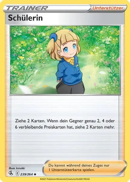 schuelerin 239/264 – Pokémon Fusionsangriff Karte
