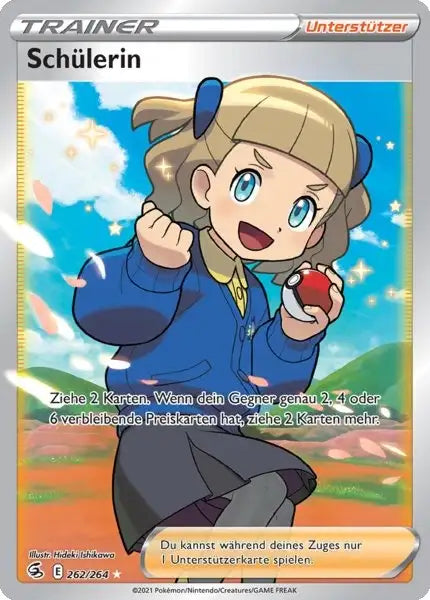 schuelerin 262/264 – Pokémon Fusionsangriff Karte