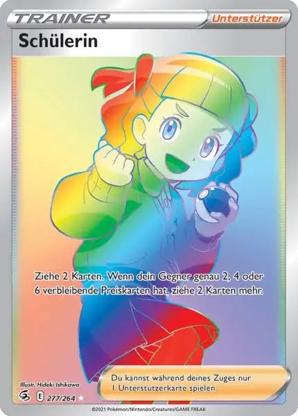 schuelerin 277/264 – Pokémon Fusionsangriff Karte