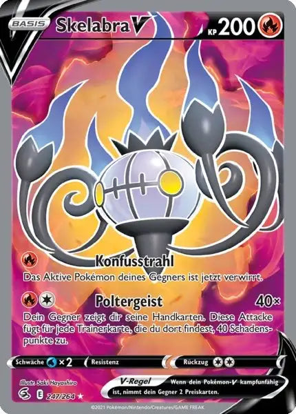 skelabra v 247/264 – Pokémon Fusionsangriff Karte