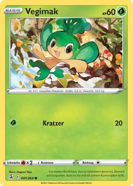 vegimak 007/264 – Pokémon Fusionsangriff Karte