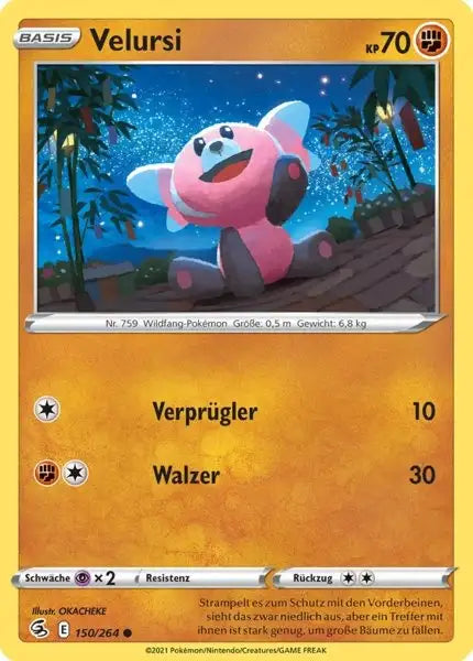 velursi 150/264 – Pokémon Fusionsangriff Karte