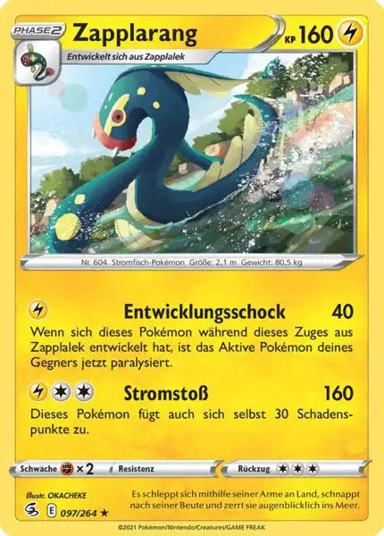 zapplarang 097/264 – Pokémon Fusionsangriff Karte