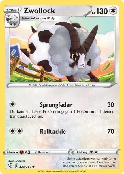 zwollock 223/264 – Pokémon Fusionsangriff Karte