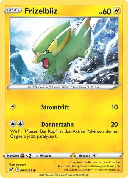 Frizelbliz 054/196 – Pokémon Verlorener Ursprung Karte